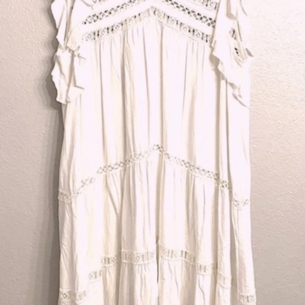 Ba&sh Zenna Ecru dress size 3 = US womens large - Picture 6 of 12
